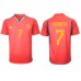 Billige Spanien Alvaro Morata #7 Hjemmebane Fodboldtrøjer VM 2022 Kortærmet
